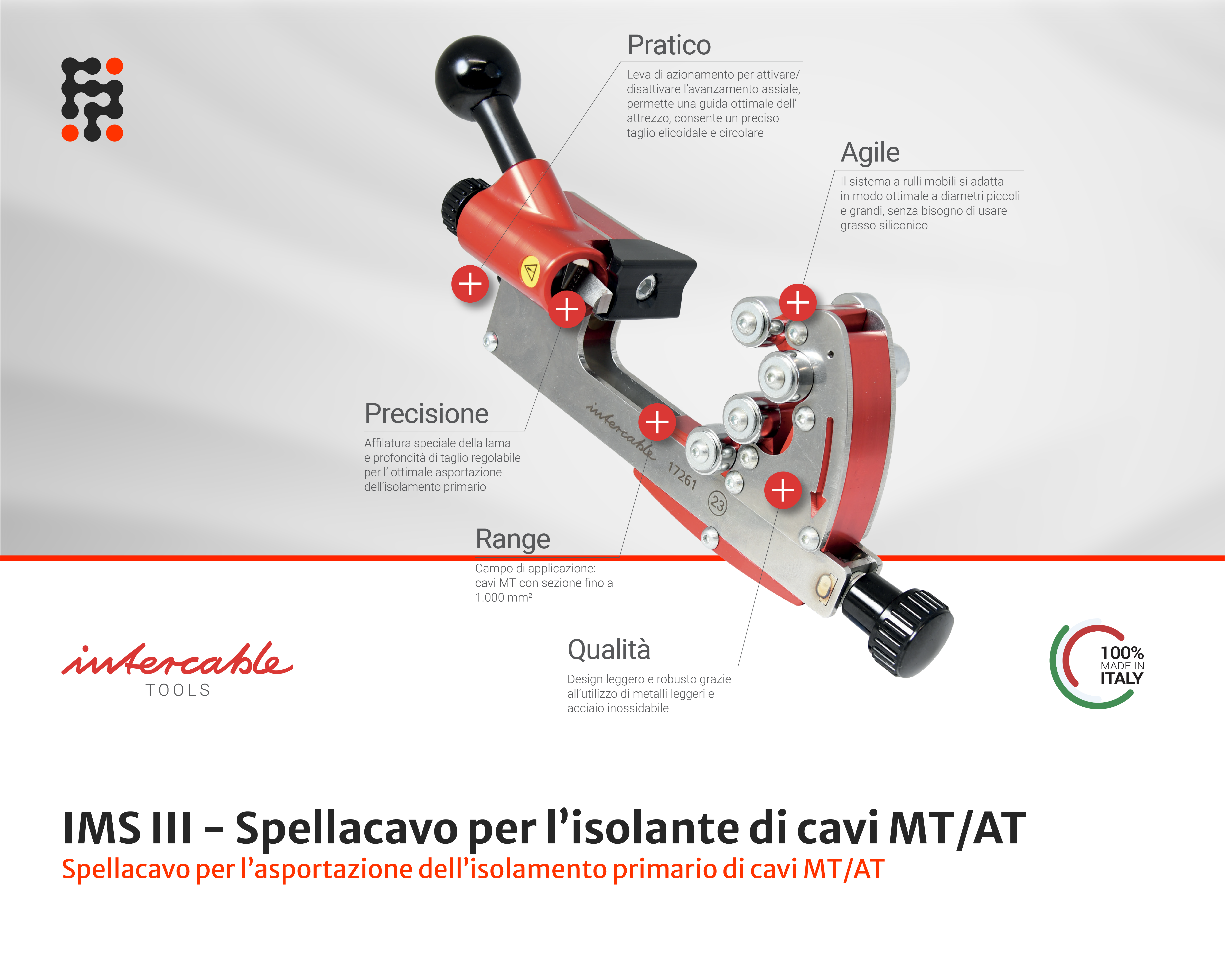 IMS III – Spellacavi per l’isolante di cavi MT/AT – Intercable