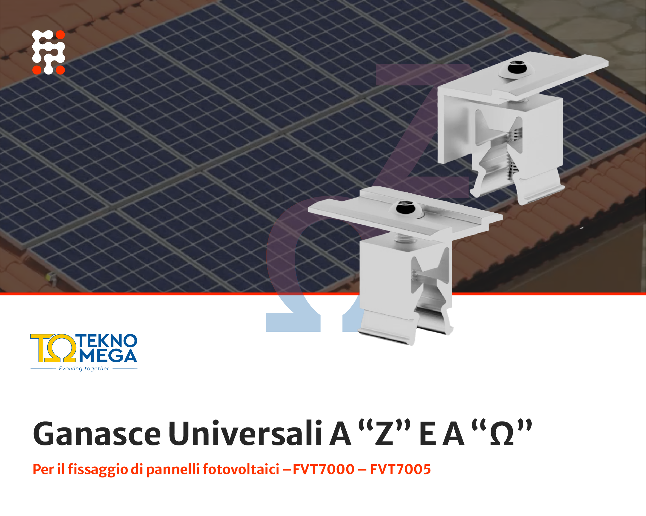 Fissaggio fotovoltaico con le Ganasce Universali A “Z” E A “Ω” – Teknomega