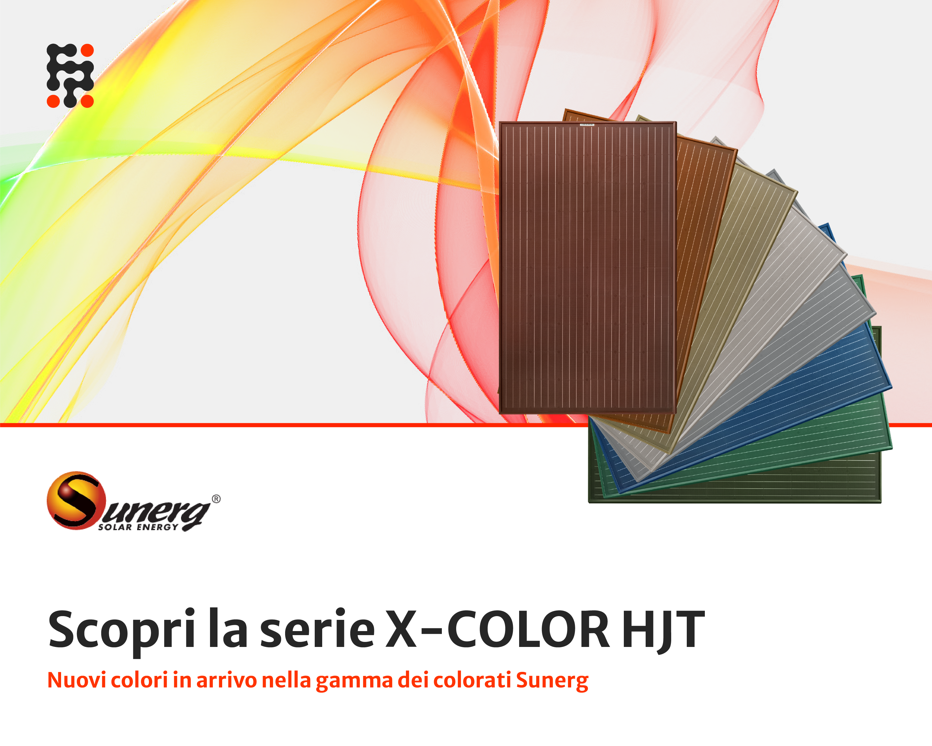 Nuovi colori in arrivo per la gamma X-Color HJT Sunerg